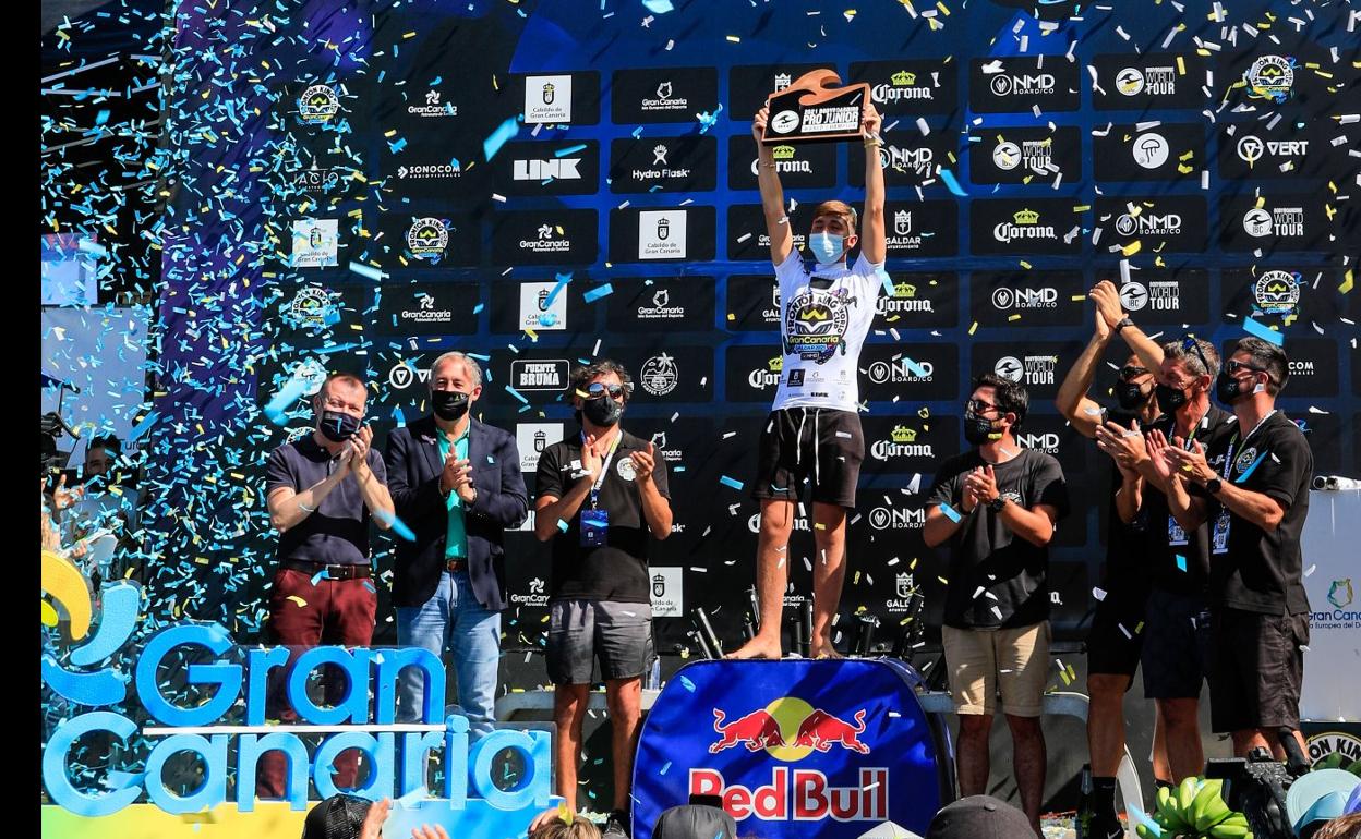 Imagen de la entrega de premios del Frontón King. 