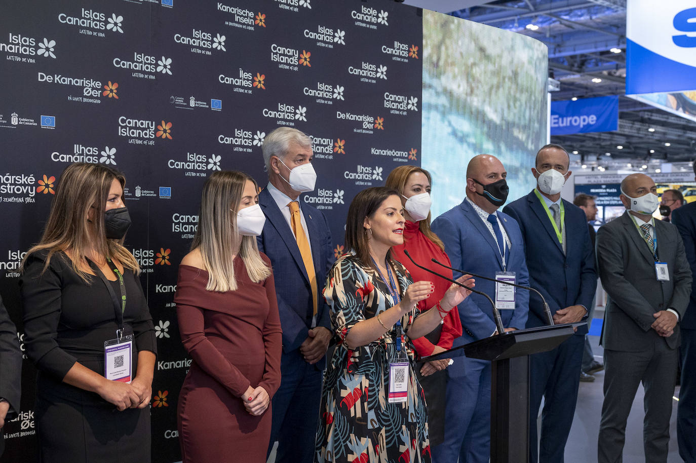 Fotos: Inauguración Canarias en World Trave Market 2021