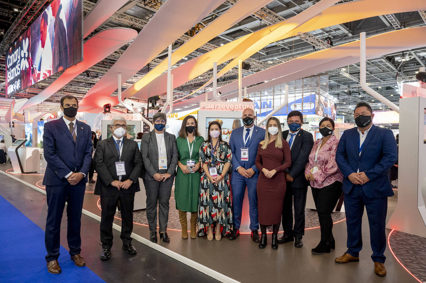 Fotos: Inauguración Canarias en World Trave Market 2021
