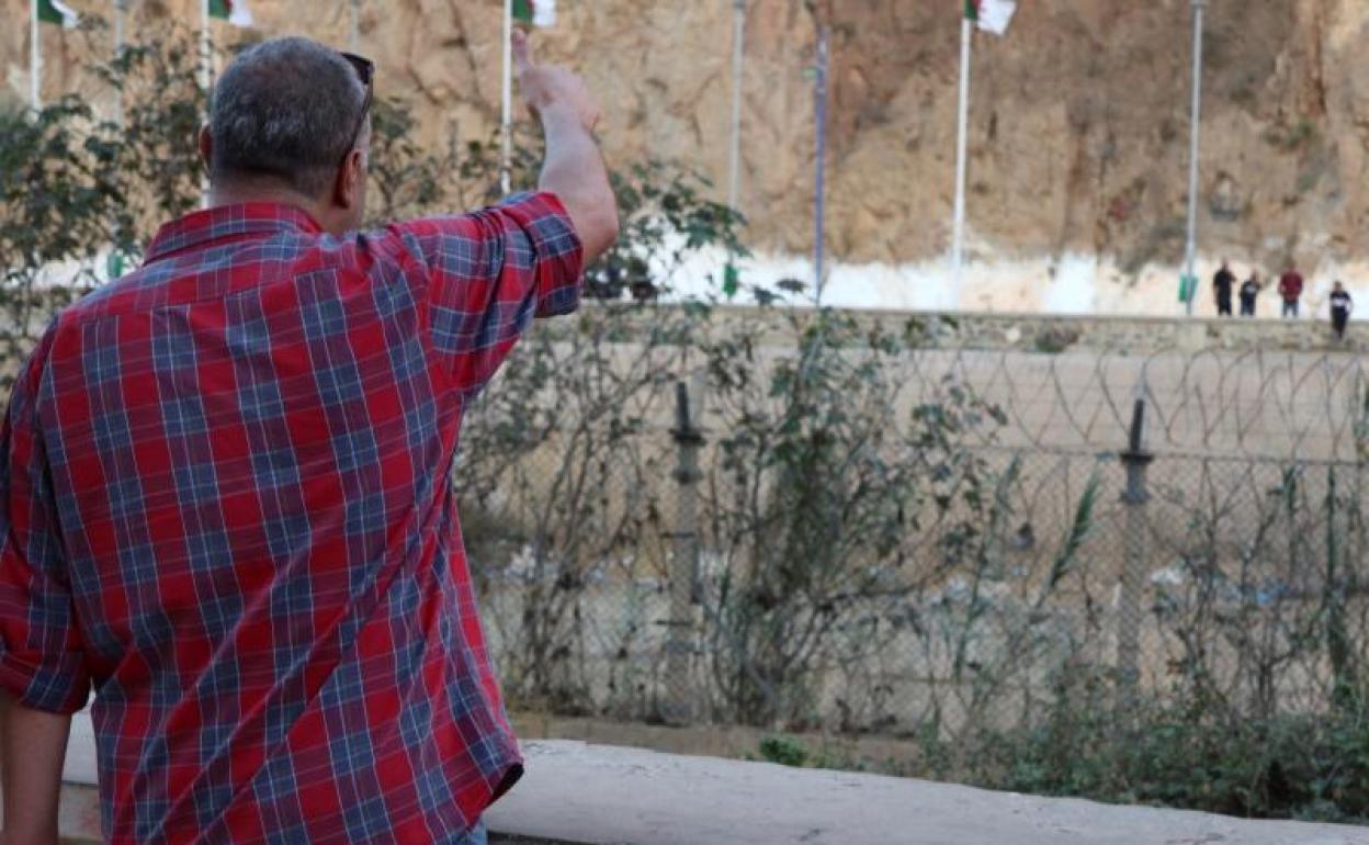 Frontera entre Marruecos y Argelia. 