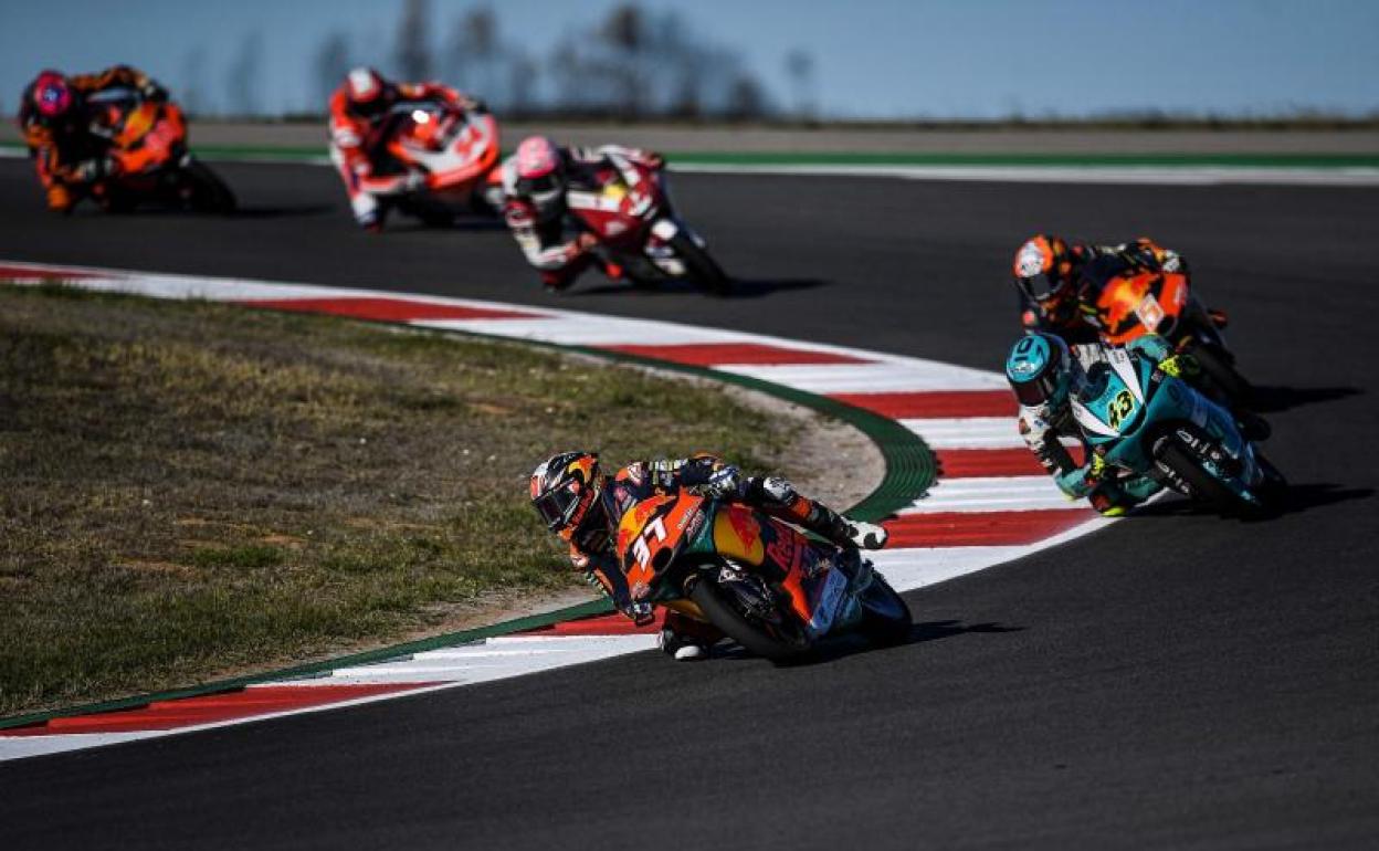 Pedro Acosta, en el circuito del Algarve.