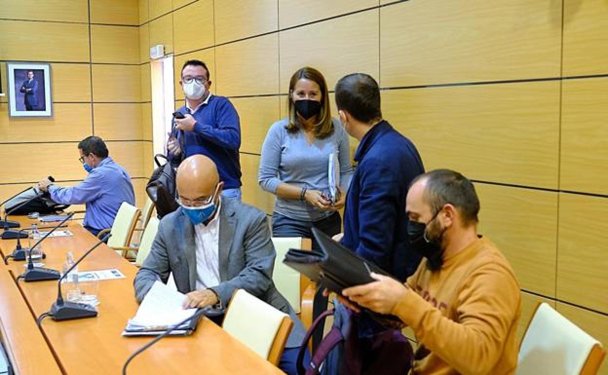 Final del pleno extraordinario de ayer, de marcado carácter económico. 