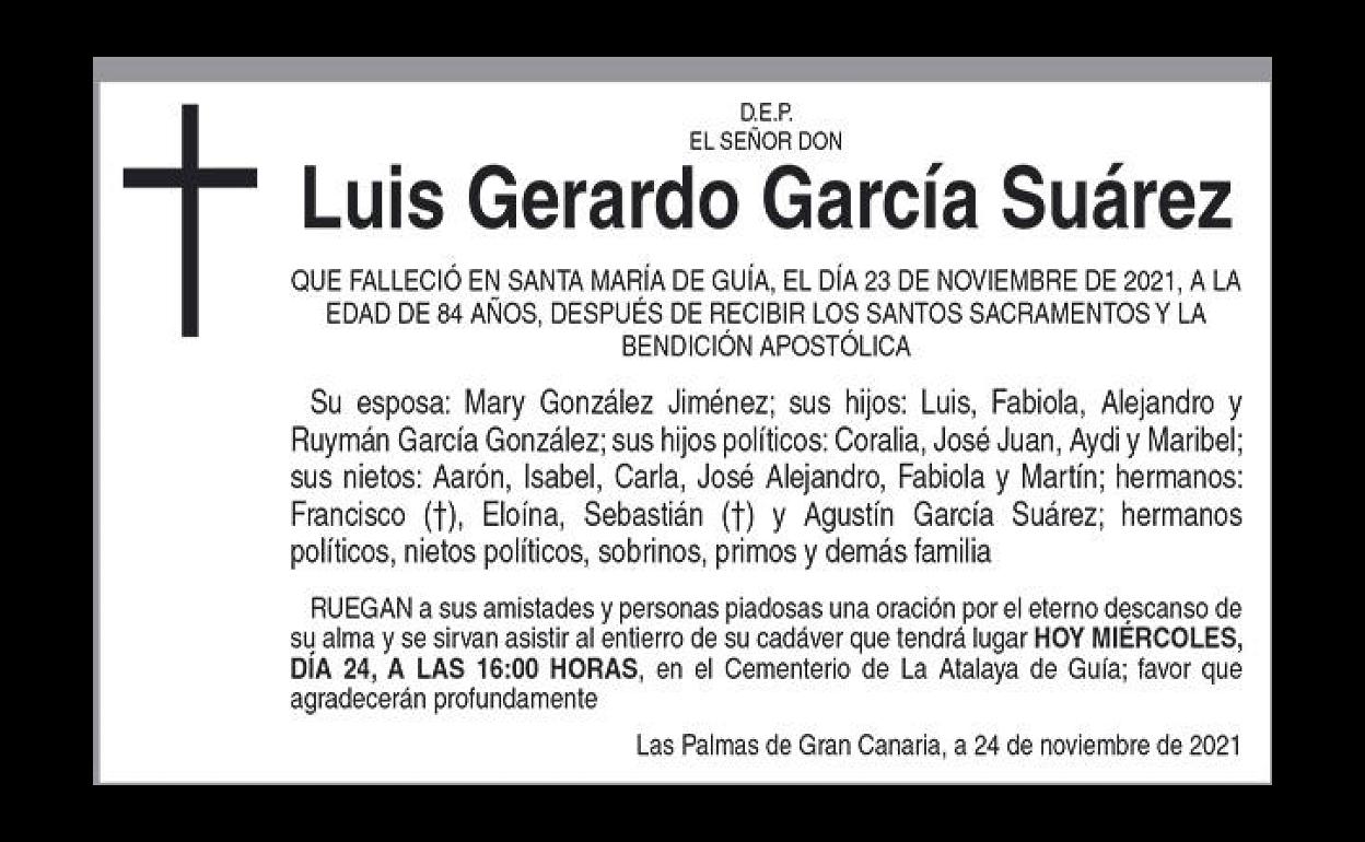 Luis Gerardo García Suárez