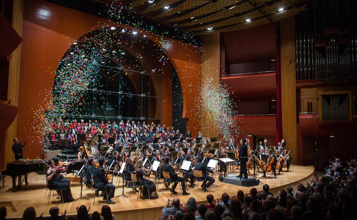 Imagen de archivo del Concierto Popular de Año Nuevo de la Sinfónica de Las Palmas. 