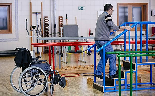 Usuario del centro de rehabilitación. 