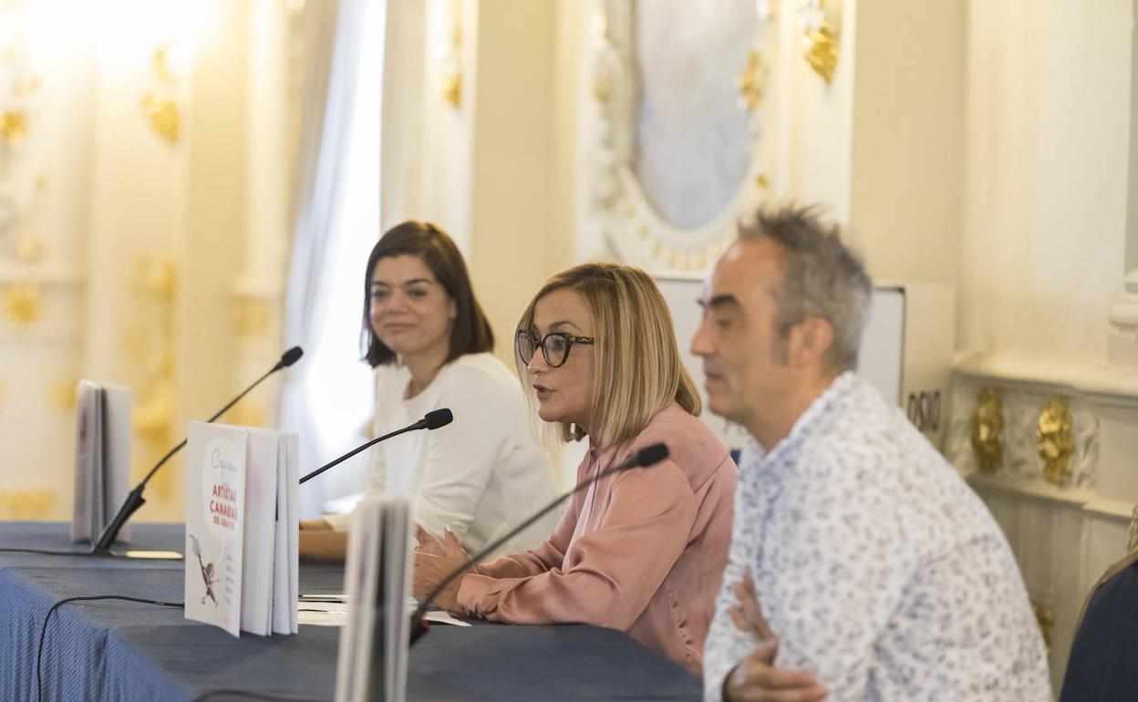 Un momento de la presentación, en el Gabinete Literario. 