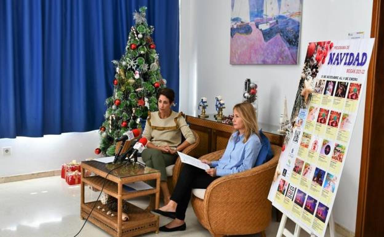 En la imagen, la alcaldesa y la edil accidental de Cultura. 