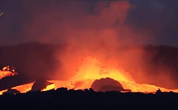 Imagen de la nueva fisura. 