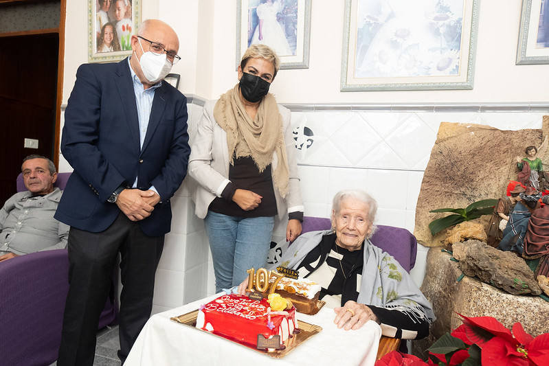 Fotos: La abuela del Sureste de Gran Canaria cumple 107 años