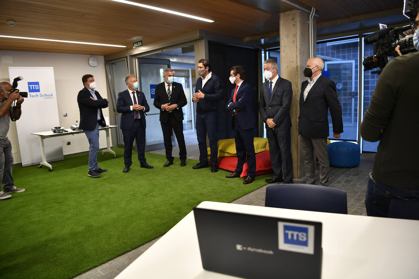 Fotos: Inauguración del primer espacio formativo del Travel Tech School de Amadeus en la ULPGC