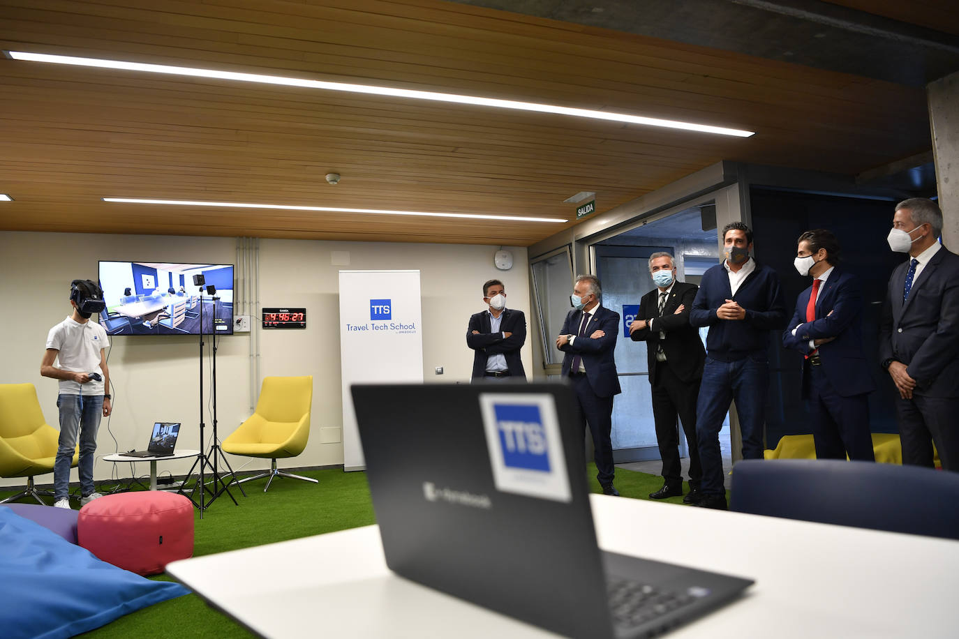 Fotos: Inauguración del primer espacio formativo del Travel Tech School de Amadeus en la ULPGC