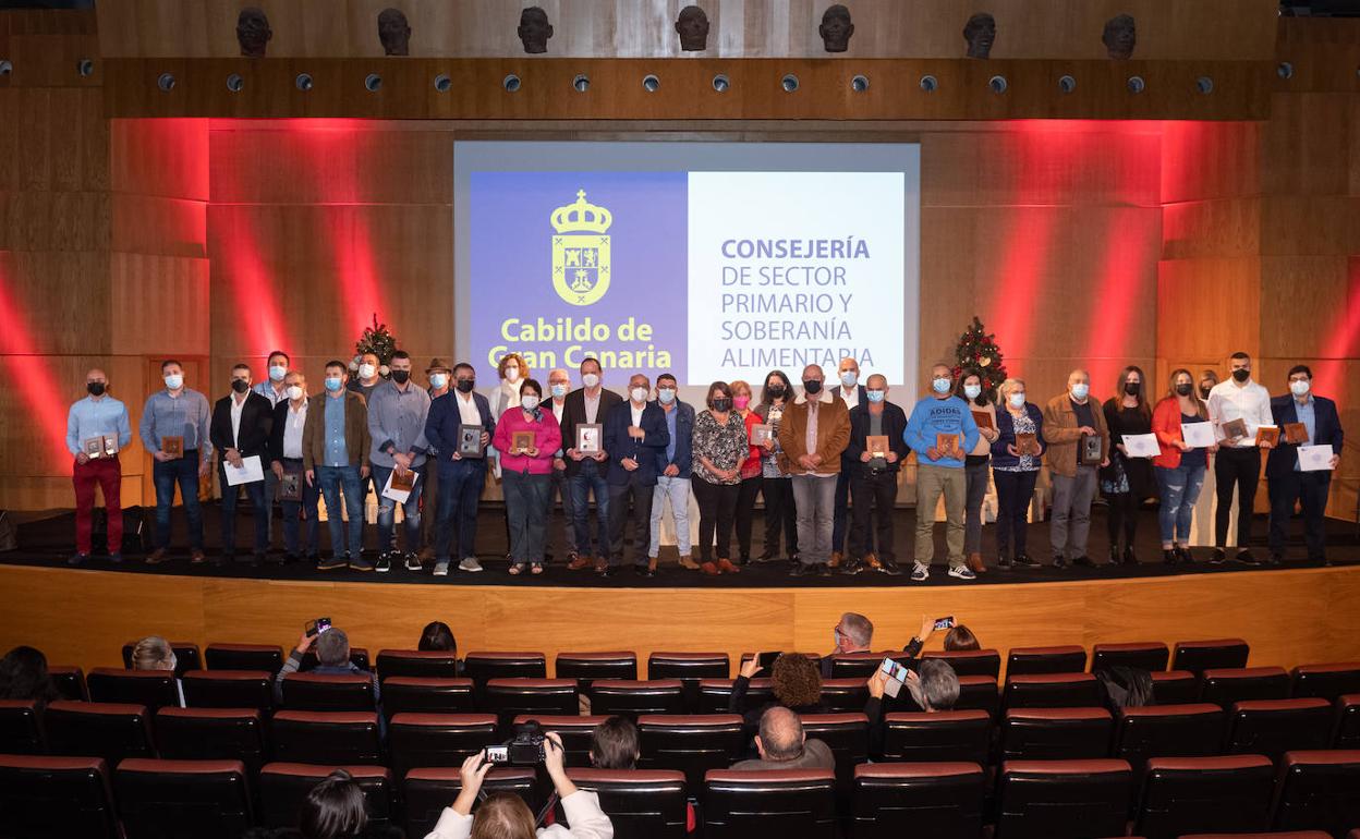 La entrega de los galardones tuvo lugar en la tarde de ayer en el Recinto Ferial de Canarias