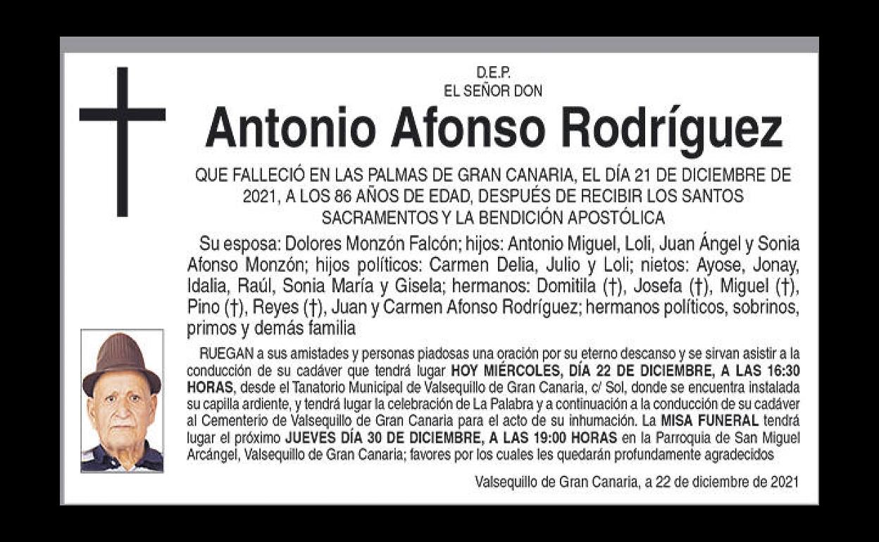 Antonio Afonso Rodríguez