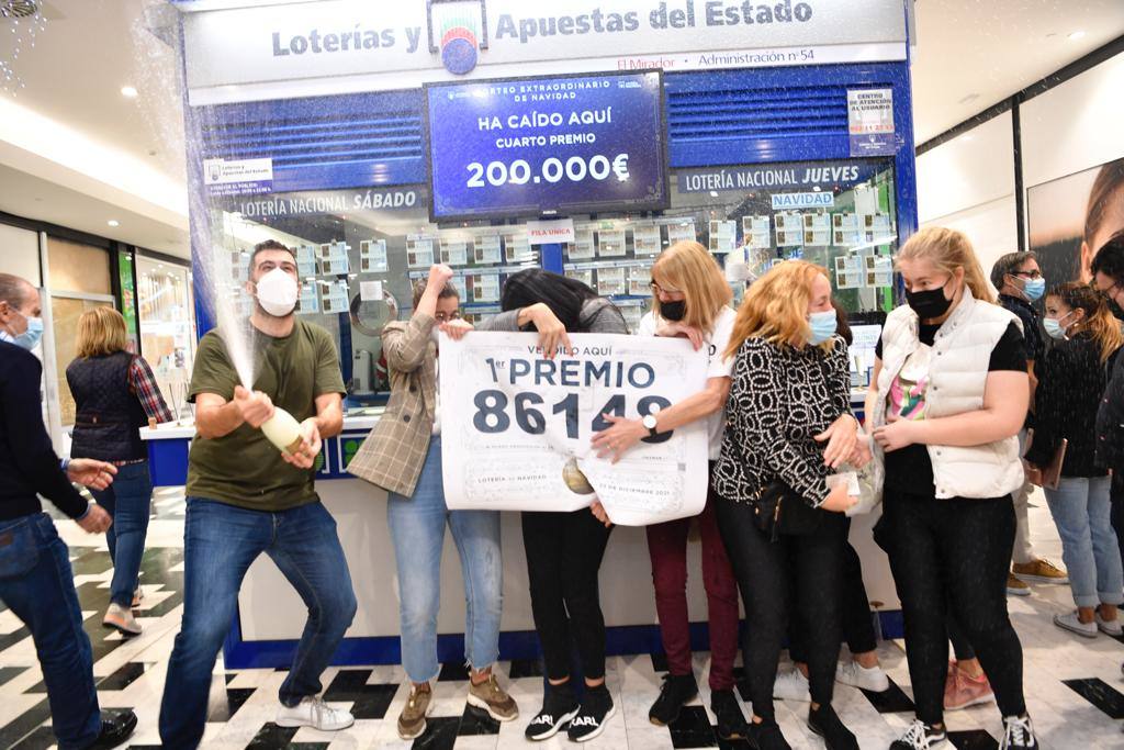 Fotos: El Gordo sonríe a Gran Canaria