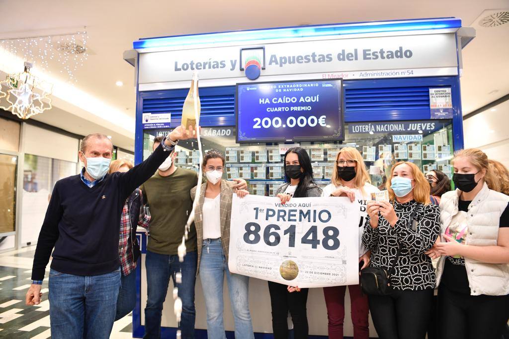 Fotos: El Gordo sonríe a Gran Canaria