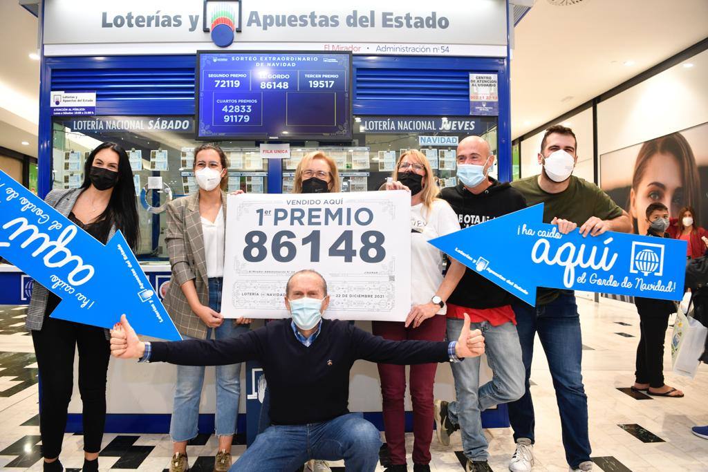 Fotos: El Gordo sonríe a Gran Canaria