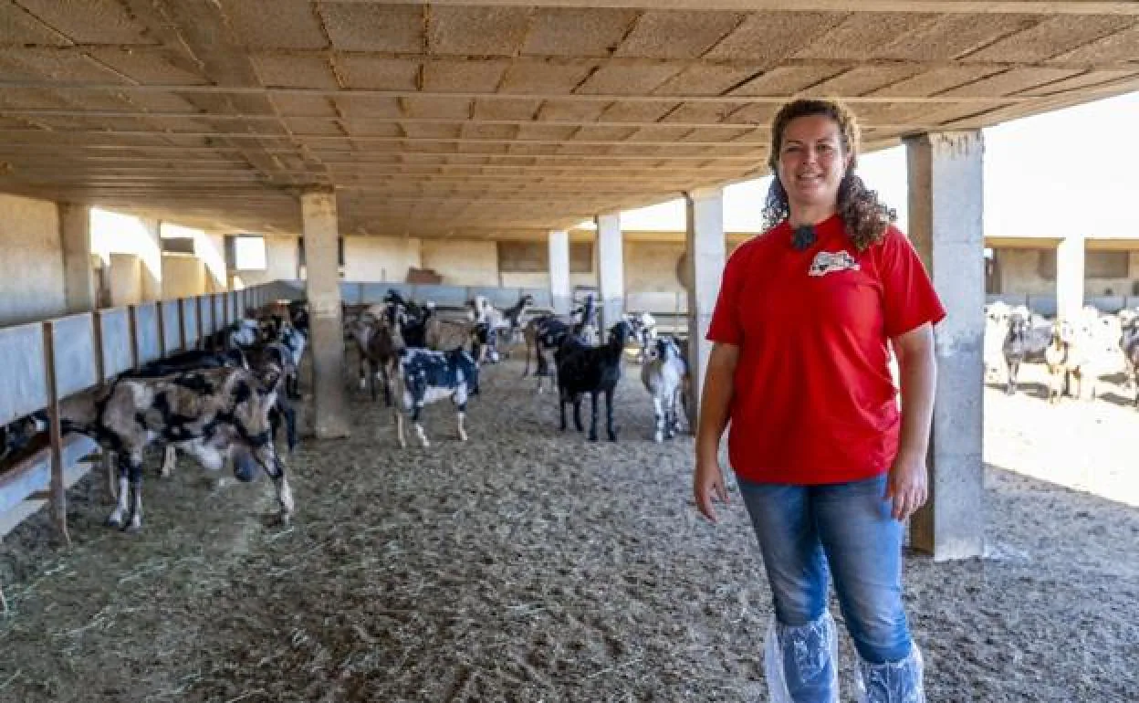 Eva Cano, técnica de la Asociación de Criadores de la Cabra Majorera. 