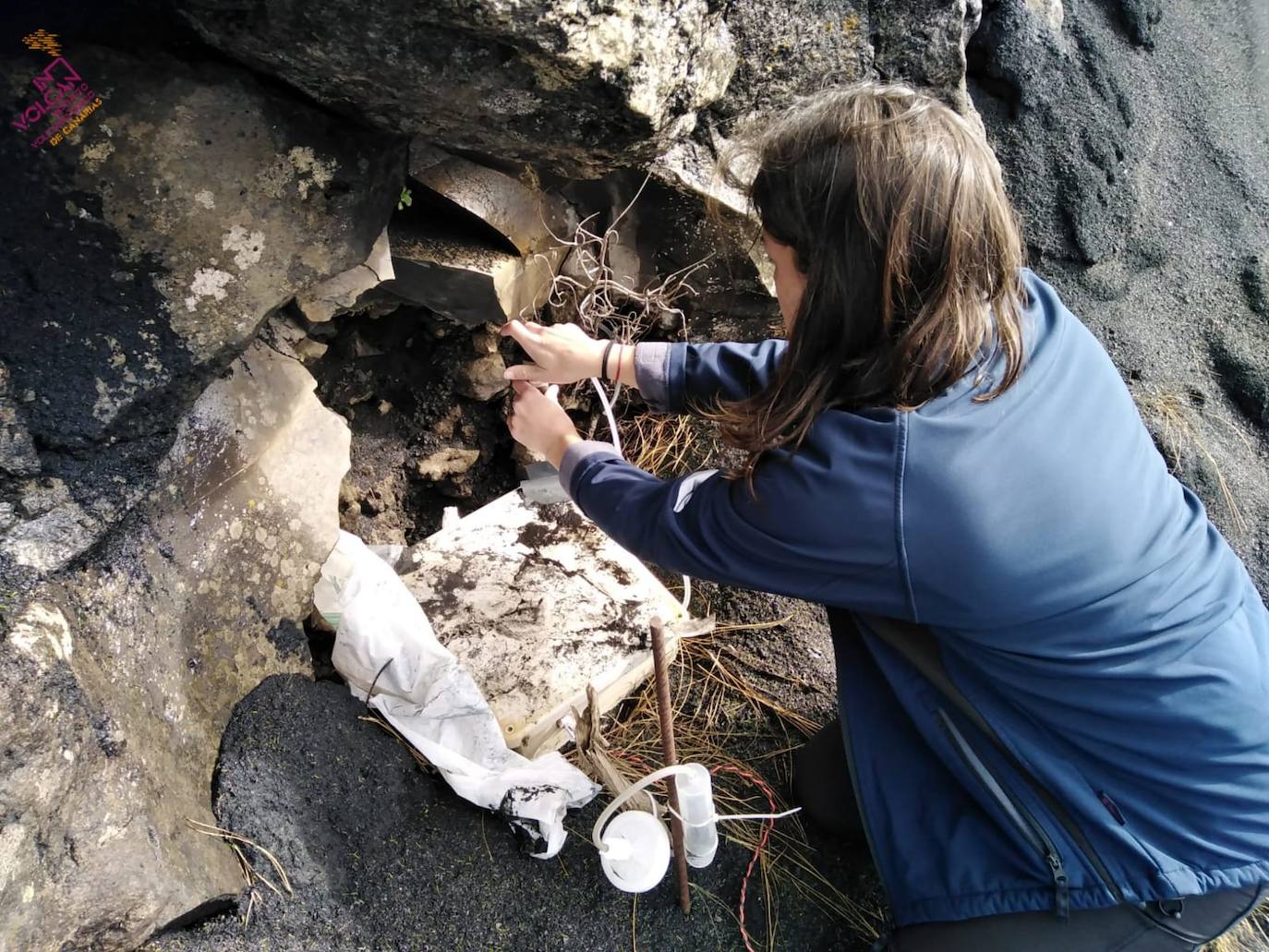 Fotos: Los científicos siguen vigilando el volcán de La Palma