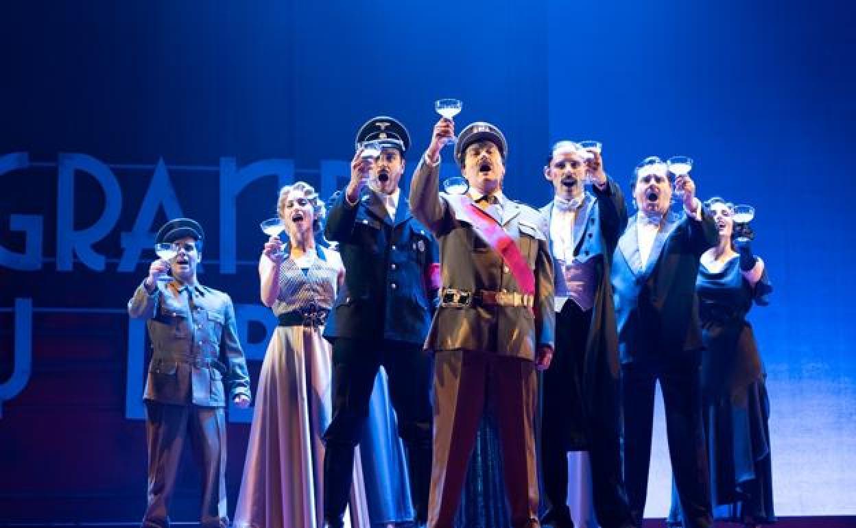 Un momento del espectáculo. 