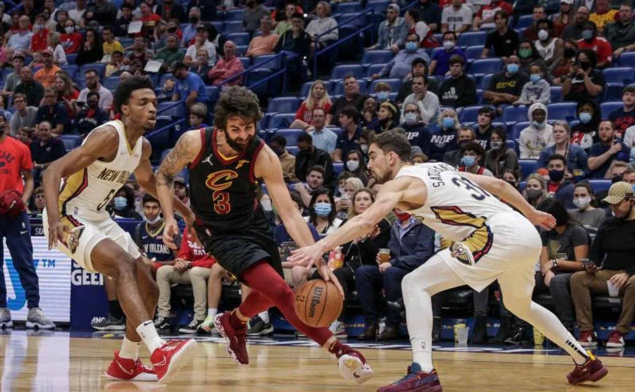 Ricky RUbio, poco antes de la lesión. 