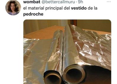 Imagen secundaria 1 - Las redes se llenan de memes del sorprendente vestido de Pedroche