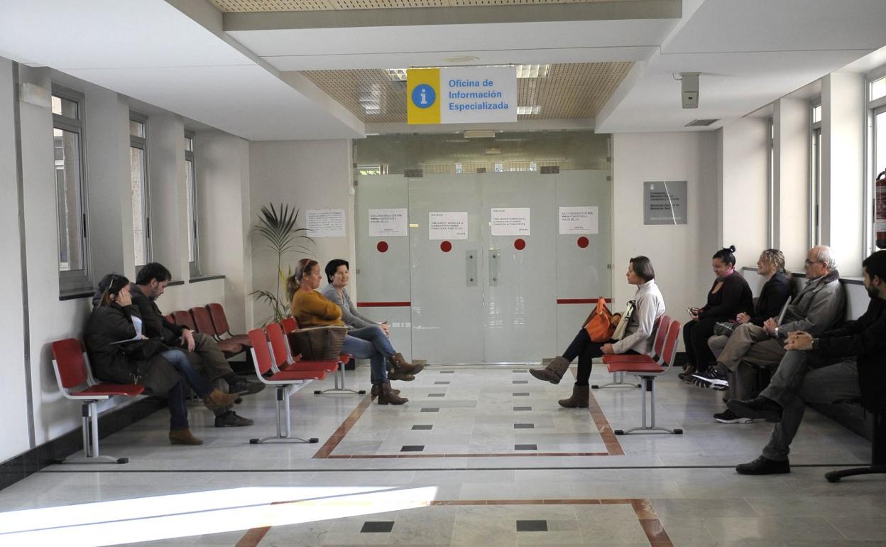 Imagen de archivo de la entrada a las oficinas de Dependencia en El Pino, en la capital grancanaria. 