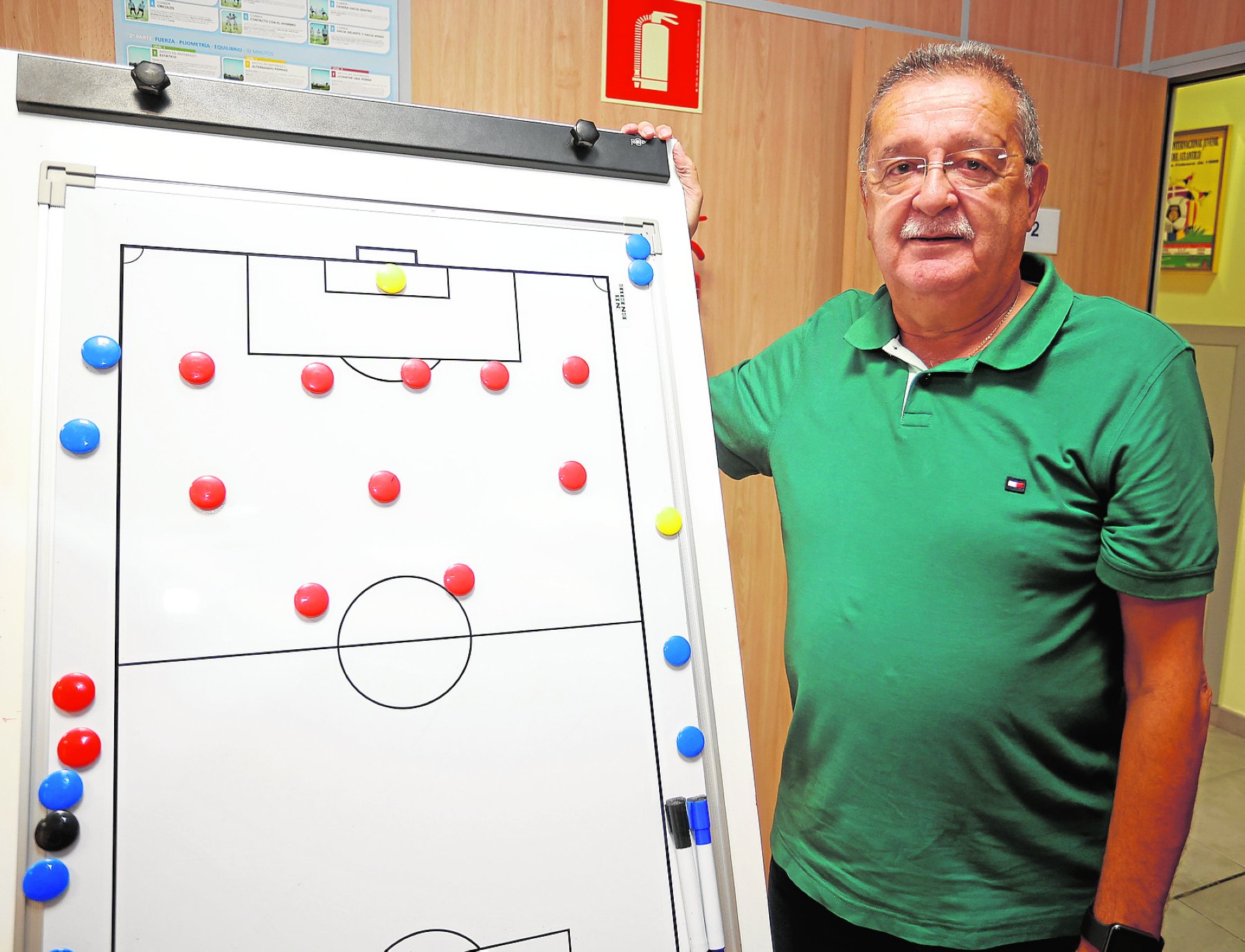 Ramón Medina, fotografiado fechas atrás en las instalaciones del Comité de Entrenadores de la Federación Interinsular de Las Palmas. 