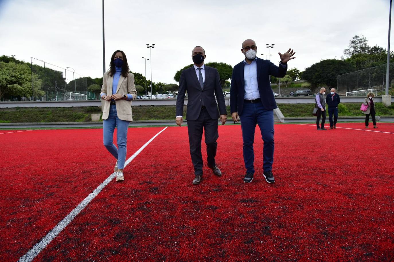 Fotos: El IMD mejora el área deportiva del parque Juan Pablo II