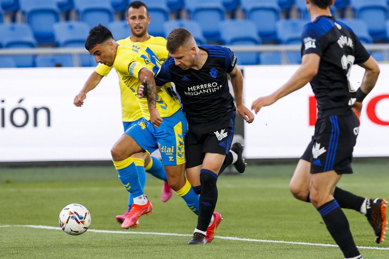 Rober durante su anterior etapa en Las Palmas. 
