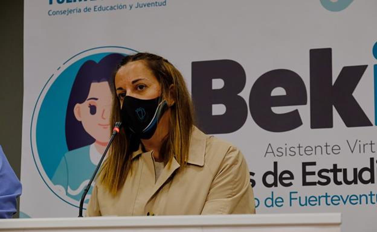 María Saavedra Hierro, consejera de Educación y Juventud. 