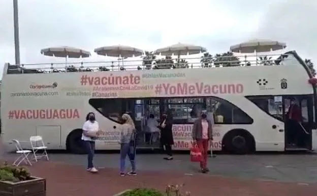 Imagen de la vacuguagau en Las Canteras. 