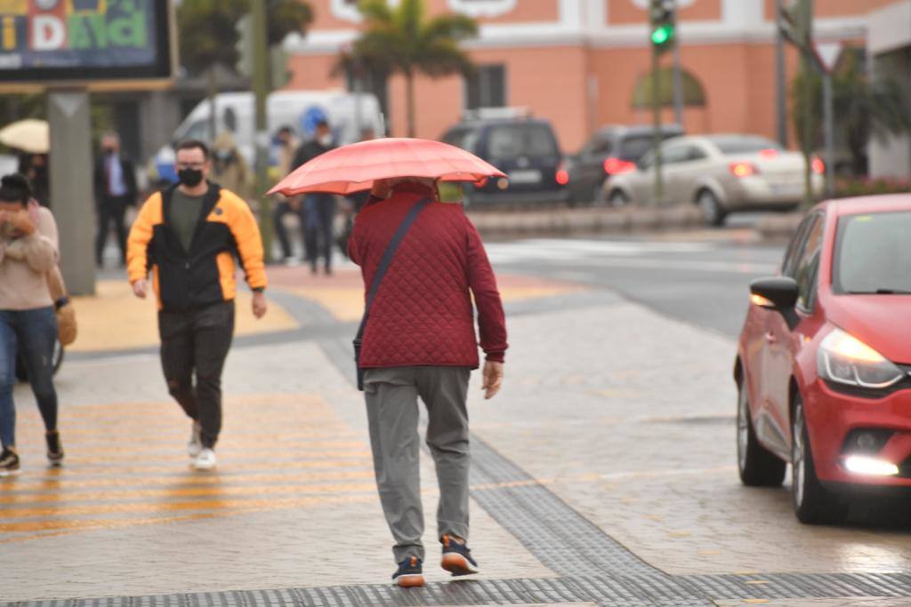 Fotos: La lluvia riega Gran Canaria tras la calima