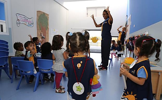Imagen de archivo de una escuela infantil en Arrecife. 