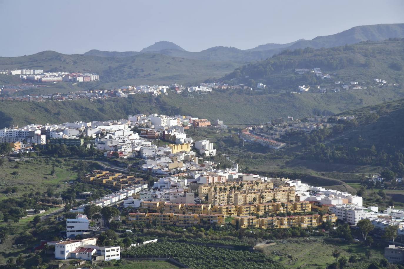 Fotos: Vuelve la calima al norte de Gran Canaria tras la lluvia