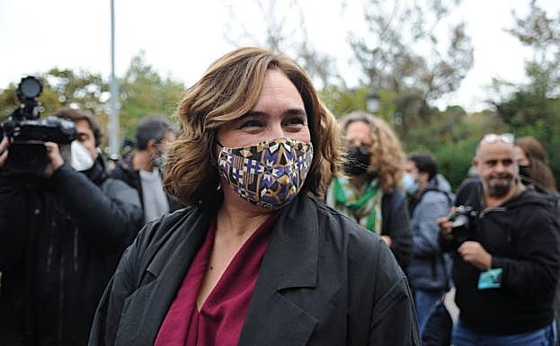 La alcaldesa de Barcelona, Ada Colau. 