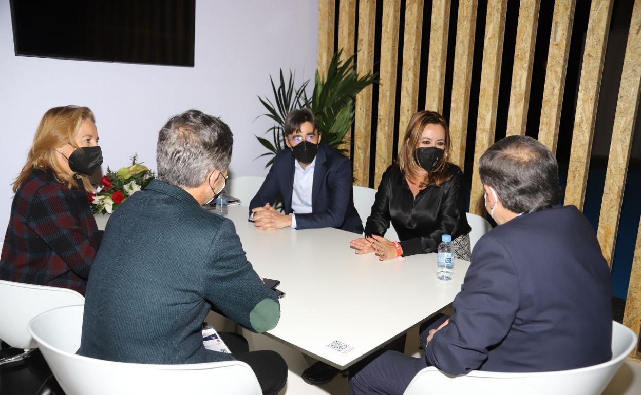 Momento del encuentro. 