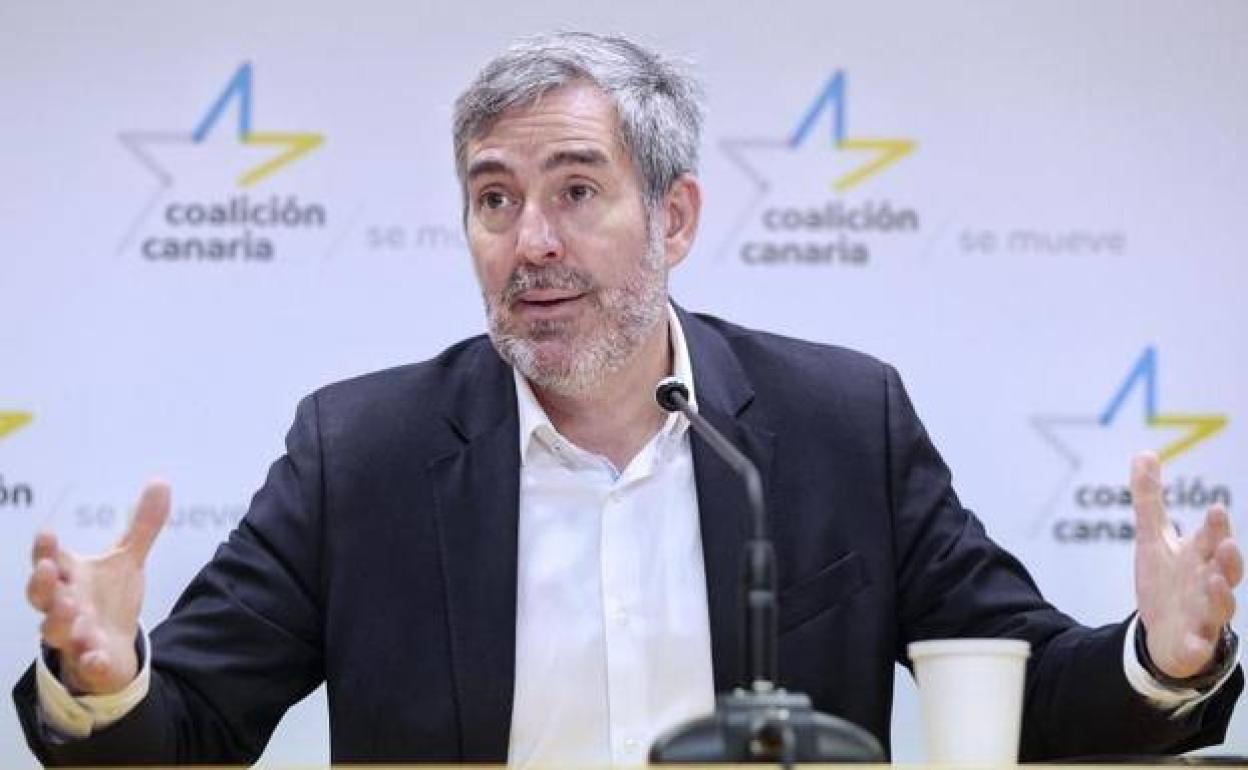 Fernando Clavijo, secretario general de Coalición Canarias. 