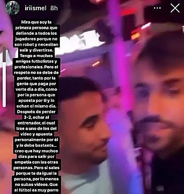 La hija de Mel difunde y critica un vídeo con Clemente y Rober de juerga