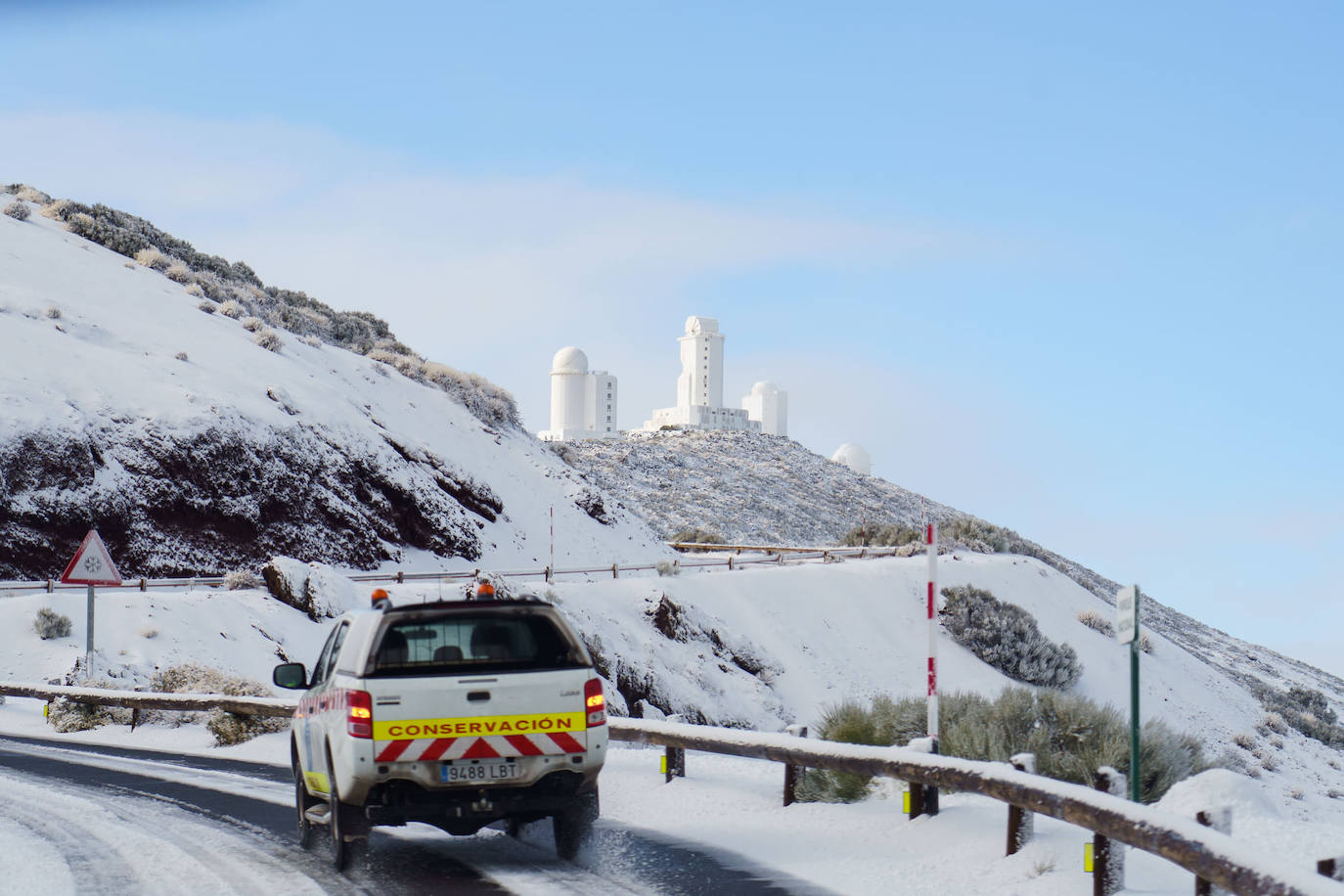 Fotos: Los accesos al Teide vuelven a estar abiertos