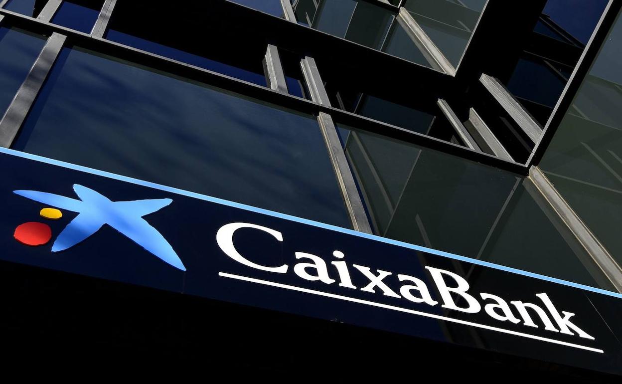 Oficina de CaixaBank en Barcelona. 