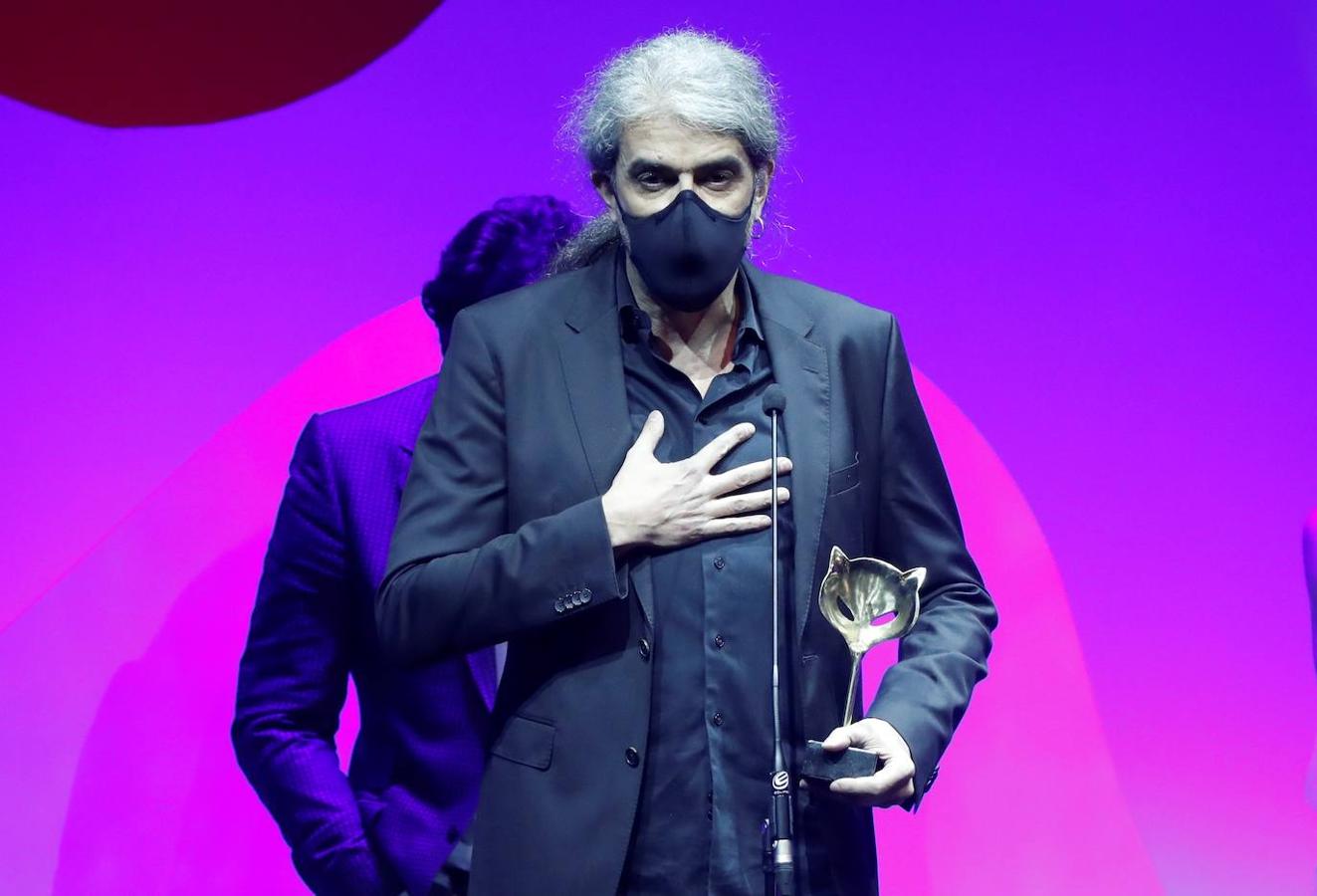 El director Fernando León de Aranoa recibe el premio al mejor guion por 'El buen patrón'