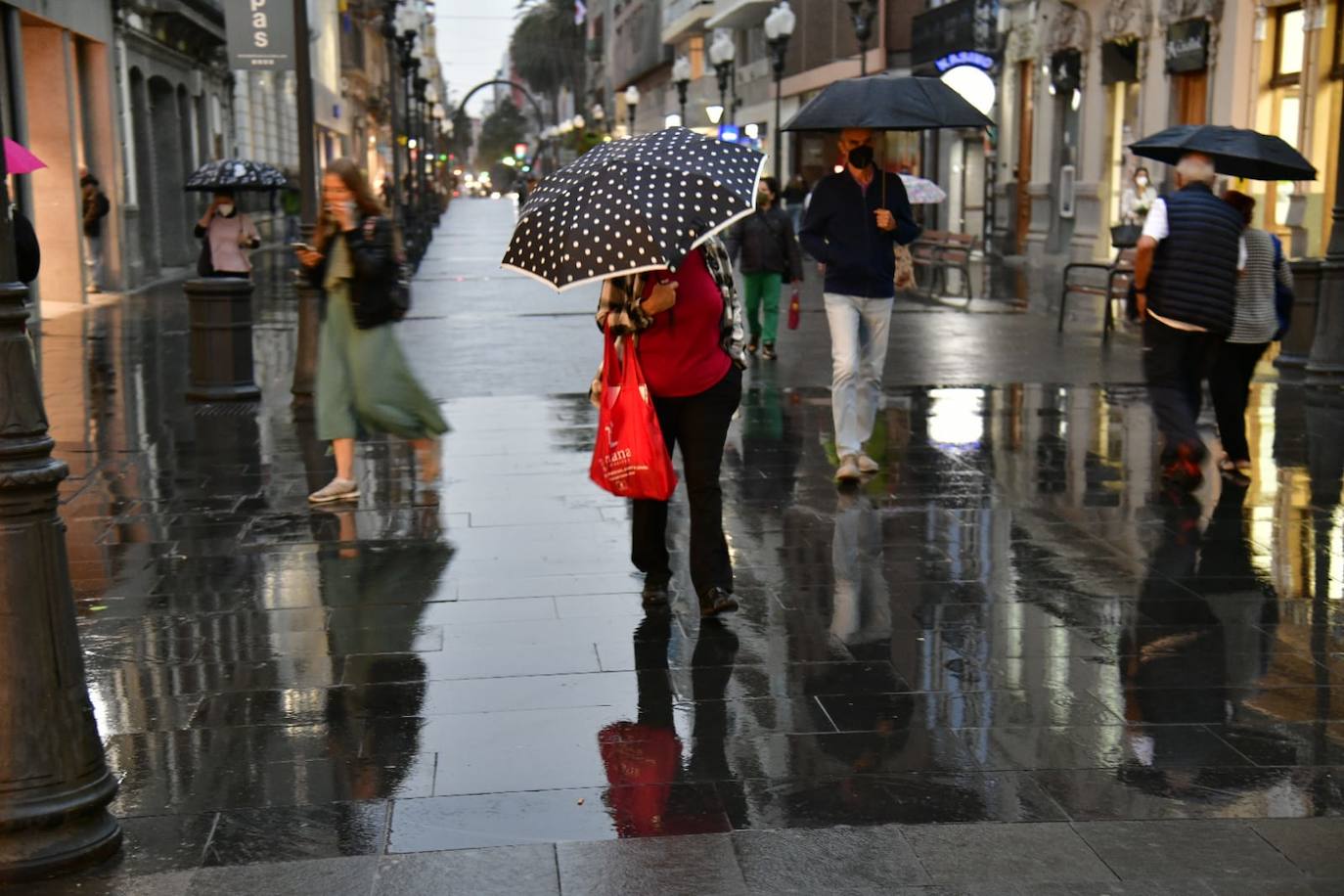 Fotos: Ya llueve en Gran Canaria tras la calima 