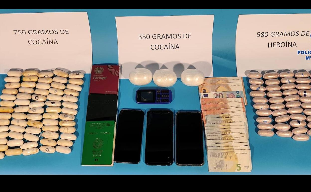 Tres detenidos en Lanzarote con cocaína y heroína en su interior