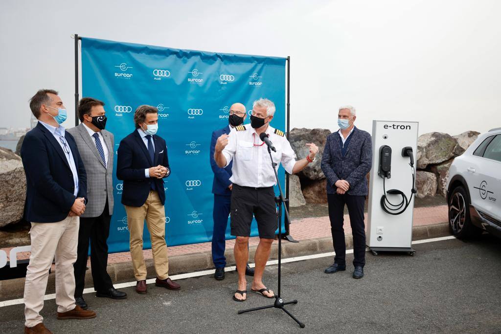 Fotos: Imágenes de la llegada del hidroavión en Las Palmas de Gran Canaria