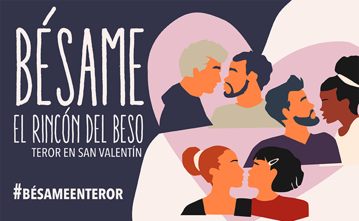 Cartel de la iniciativa lanzada por el Ayuntamiento de Teror con motivo de San Valentín. 