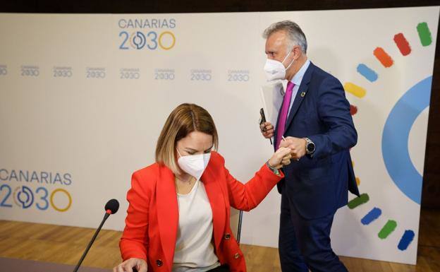 Noemí Santana y Ángel Víctor Torres. 