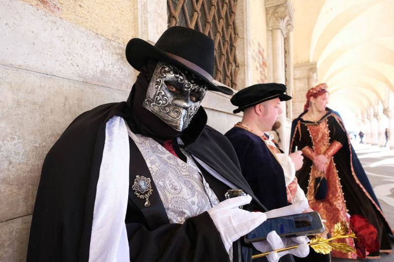 Fotos: Venecia presume de carnaval en pandemia