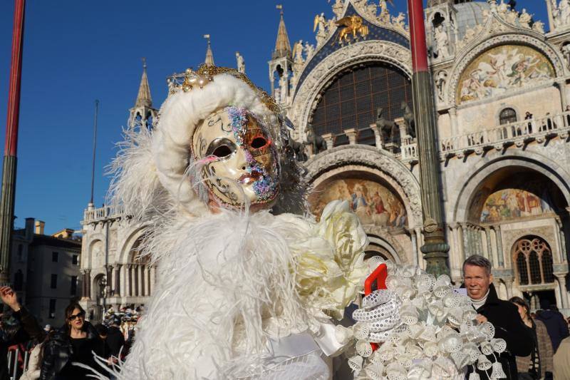Fotos: Venecia presume de carnaval en pandemia
