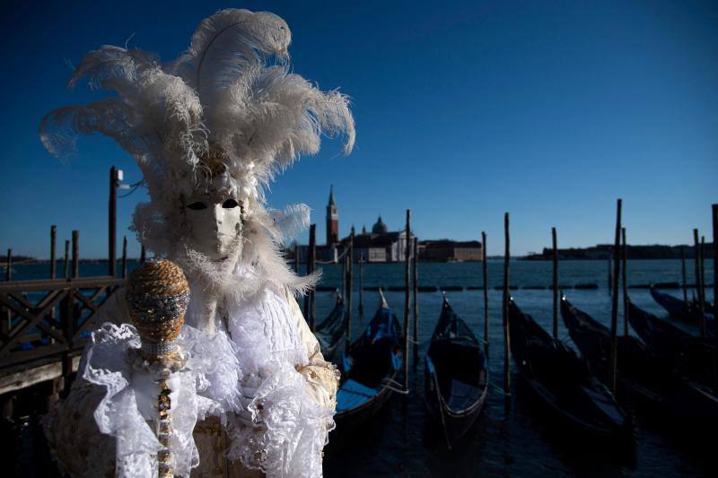 Fotos: Venecia presume de carnaval en pandemia