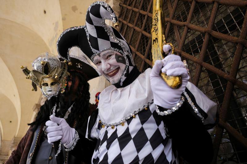 Fotos: Venecia presume de carnaval en pandemia